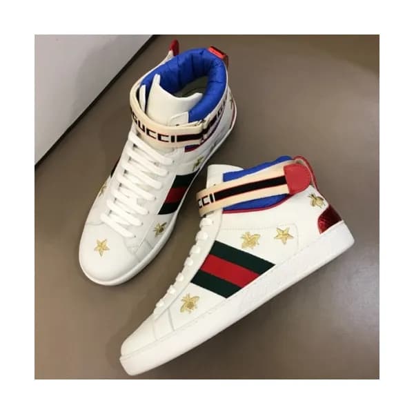 GUCCI 2018 MENS LEATHER ANKLE SKEAKERS - 구찌 남성 레더 … - 1