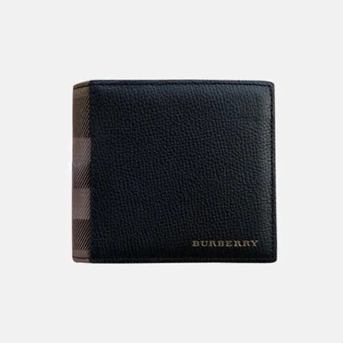 Burberry 2018 Check Leather Bifold Wallet - 버버리 신상… - 1