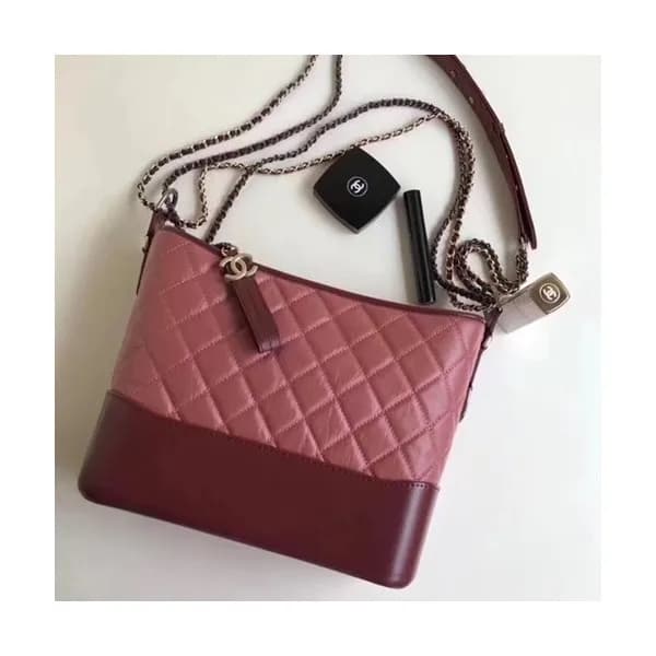 Chanel 2018 Gabrielle Hobo Leather Shoulder Bag,28… - 1