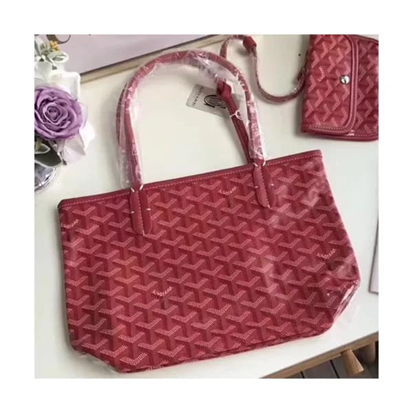 Goyard Leather Red Tote Shopper Bag,30CM - 고야드 레더 … - 1