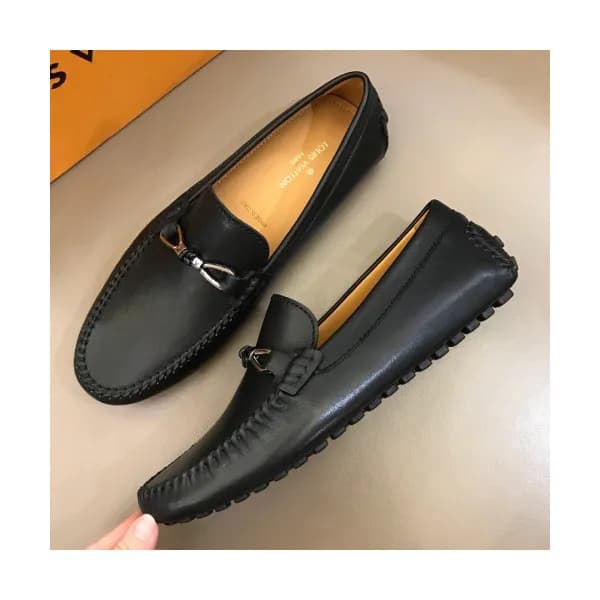 Louis Vuitton 2018 Mens Strap Leather Loafer - 루이… - 1