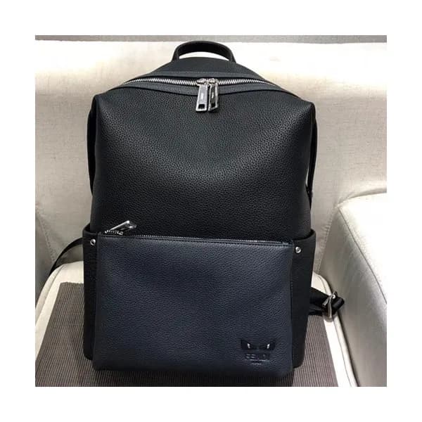 Fendi Leather Back Pack ,40CM - 펜디 레더 남성용 백팩 FENB… - 1