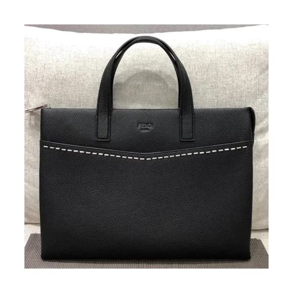 Fendi Leather Mens Business ,37CM - 펜디 레더 남성용 서류가방… - 1