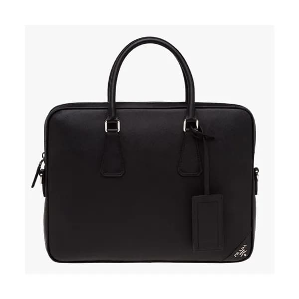 Prada Saffiano Mens Business Bag,36CM - 프라다 사피아노 … - 1