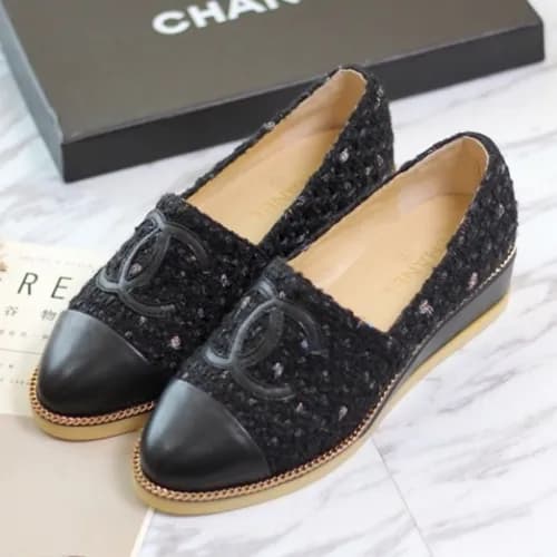 Chanel 2018 Ladies Classic CC Logo Plat Shoes - 샤넬… - 1