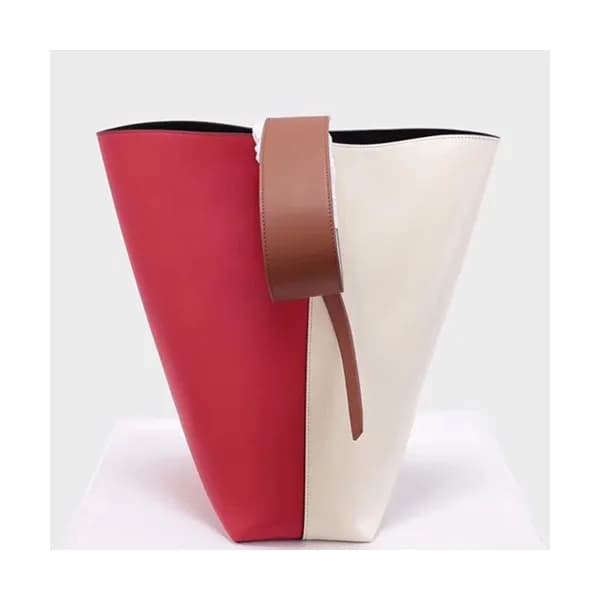 Celine Leather Two-tone Bucket Tote Bag,37CM - 셀린느… - 1