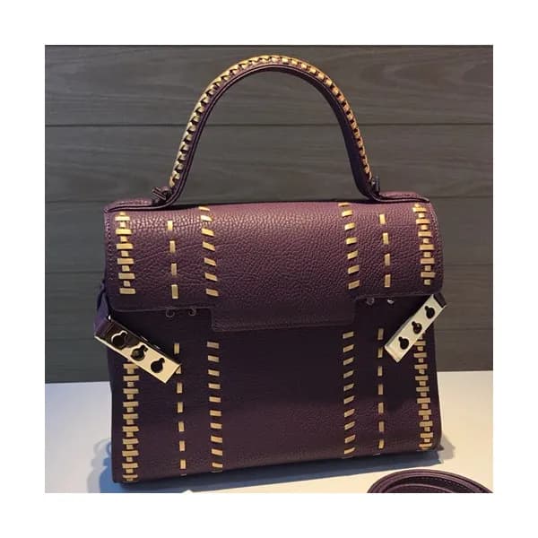 Delvaux 2019 Tempete Leather Tote Shoulder Bag,28C… - 1