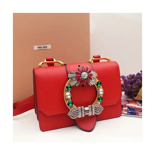 MiuMiu 2019 Lady Shoulder Cross Bag,23cm - 미우미우 20… - 1