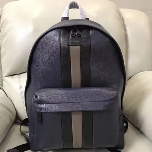 Bally 2019 Leather Back Pack,42cm - 발리 2019 레더 남성… - 1