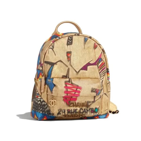 Chanel 2019 Canvavs Back Pack ,33CM - 샤넬 2019 캔버스 … - 1