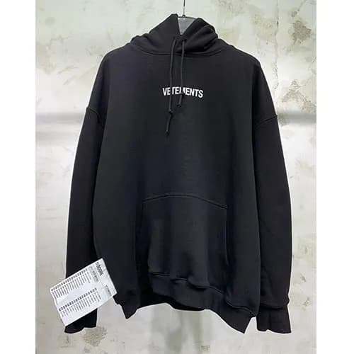 Vetements 2019 Mm/Wm Logo Wolf Cotton Hood Tee - 베… - 1