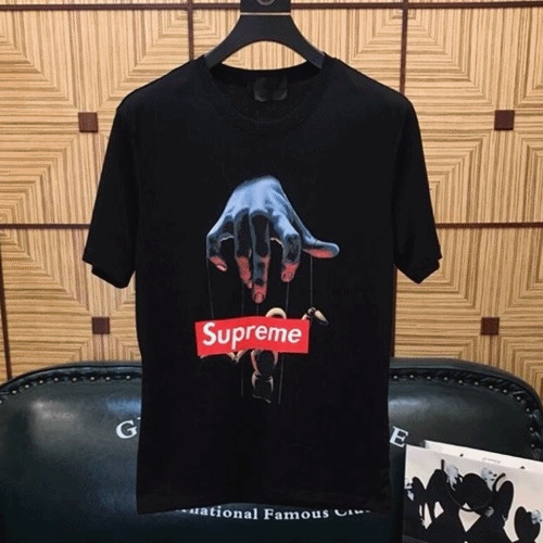Supreme 2019 Mens Logo Cotton Short Sleeved Tshirt… - 1