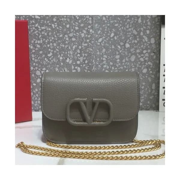 Valentino 2019 Leather Vsling Shoudler Cross Bag,1… - 1