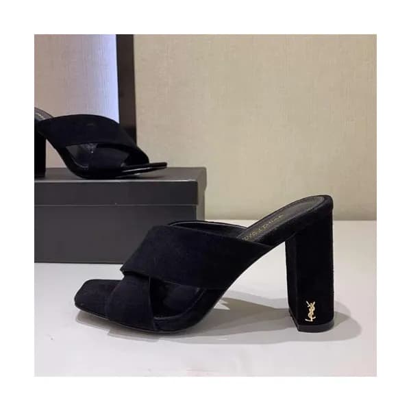 Saint Laurent 2019 Ladies High Heel Slipper - 입생로랑… - 1