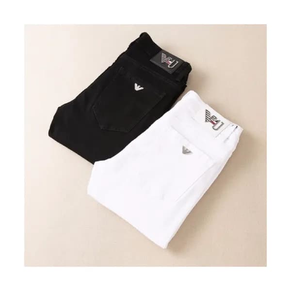 Armani 2019 Mens Casual Logo Denim Pants - 알마니 201… - 1