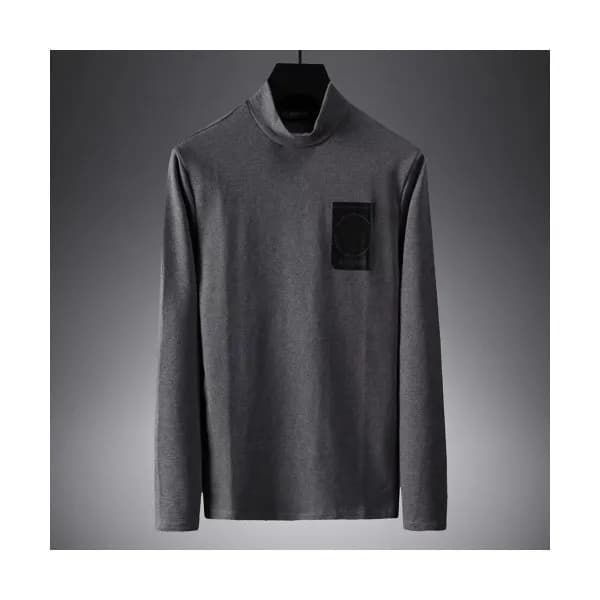 Versace 2019 Mens Cotton Turtle-neck Tshirt - 베르사체… - 1