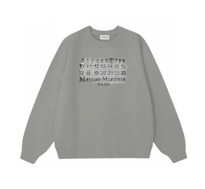 Maison margiela 2023 Mens Two-tone Logo Cotton Man… - 1