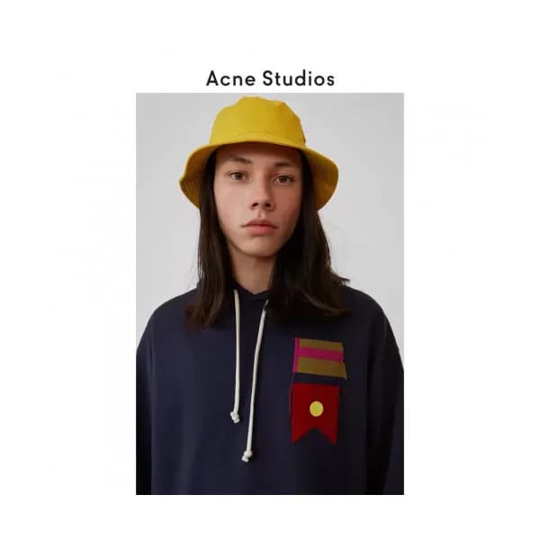Acne 2019 Mm/Wm Logo Cotton HoodT - 아크네 2019 남자 로고… - 1