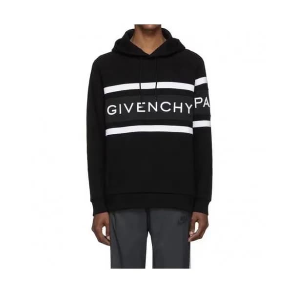 [지방시]Givenchy 2019 Mens Logo Casual Cotton HoodT -… - 1