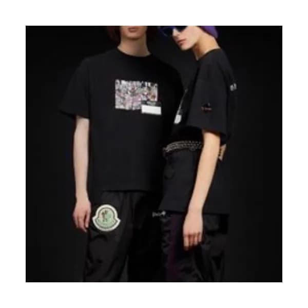 [매장판]Moncler x Pam Angels 2020 Mens Logo Cotton S… - 1