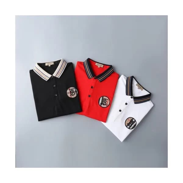 [버버리]Burberry 2020 Mens Logo Cotton Polo Short Sle… - 1