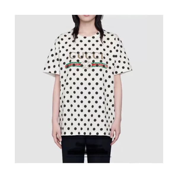 [매장판]Gucci 2020 Womens Logo Cotton Short Sleeved T… - 1