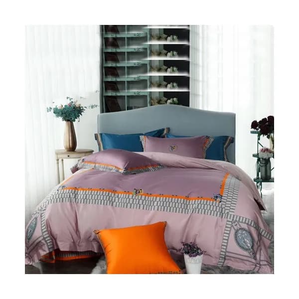 Hermes 2020 Supima Cotton Bedding 4 Set - 에르메스 202… - 1