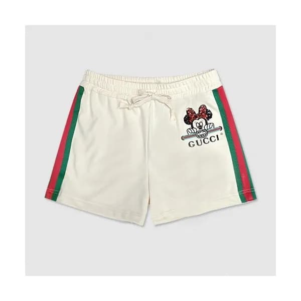 [구찌]Gucci 2020 Mens Logo Modern Cotton Half Pants … - 1