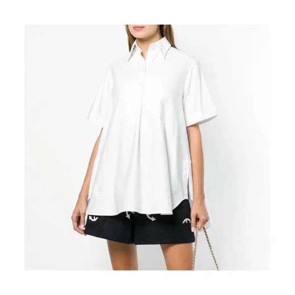 Thom Browne 2020 Womens Basic Cotton Short Sleeved… - 1