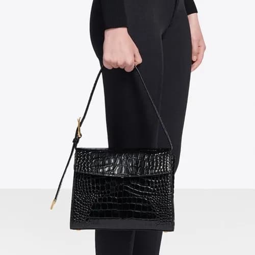 Balenciaga 2020 Ghost Leather Tote Shoulder Bag,26… - 1
