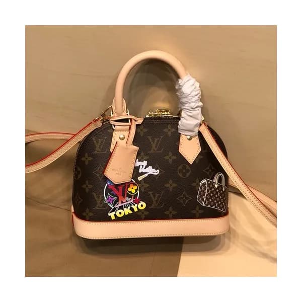 Louis Vuitton 2020 Alma Tote Shoulder Bag,23.5cm -… - 1