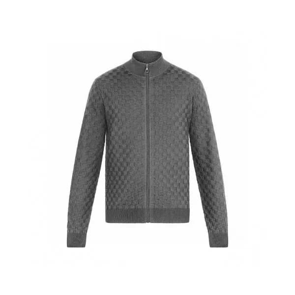 [루이비통]Louis vuitton 2020 Mens Logo Zip-up Wool Swe… - 1