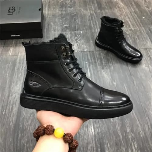 Ugg 2020 Men's Leather Wool Ankle Boots - 어그 2… - 1