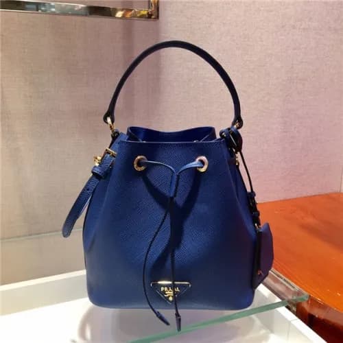Prada 2020 Women's Leather Tote Bucket Bag,22c… - 1