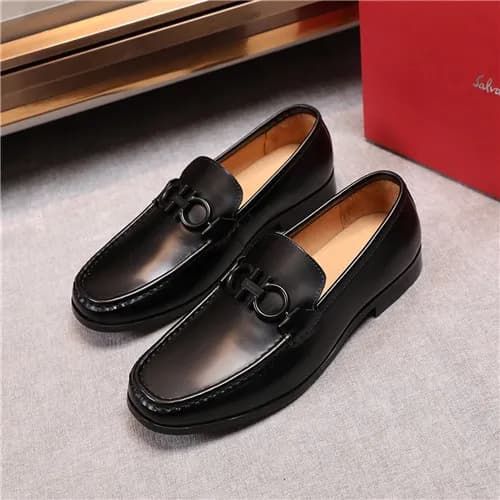 Salvatore Ferragamo 2020 Men's Leather Loafer … - 1