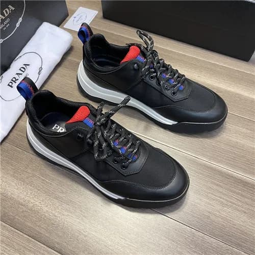 Prada 2021 Men's Leather Sneakers - 프라다 2021 남… - 1
