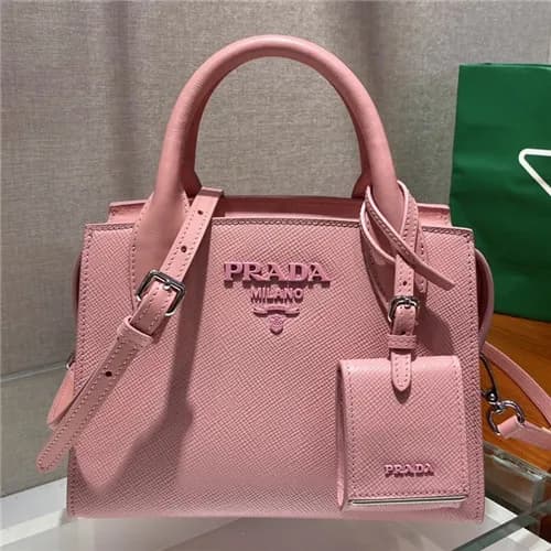 [프라다]Prada 2021 Monochrome Safiano Leather Tote Sh… - 1