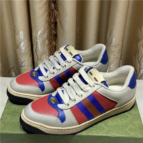 [매장판]Gucci 2021 Women's Leather Sneakers - 구찌 … - 1