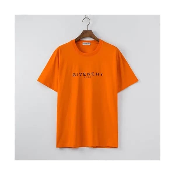Givenchy Mens Logo Short Sleeved Tshirts Orange -… - 1