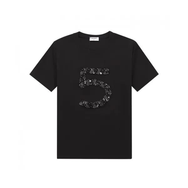 Chanel Mm/Wm'CC' Logo Cotton Short Sleeve… - 1