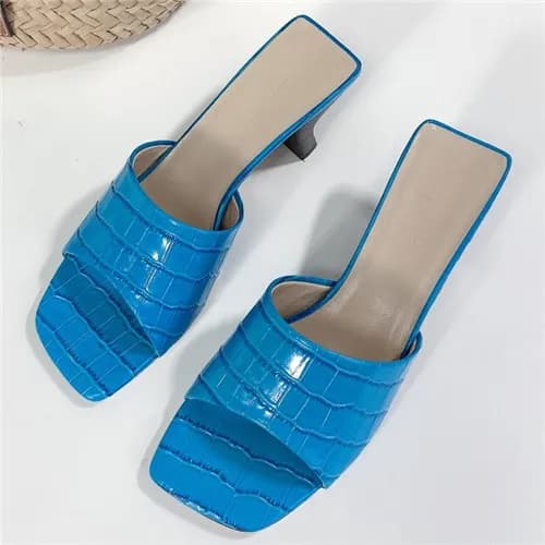 By Far 2021 Women's Leather High Heel Slipper,…
