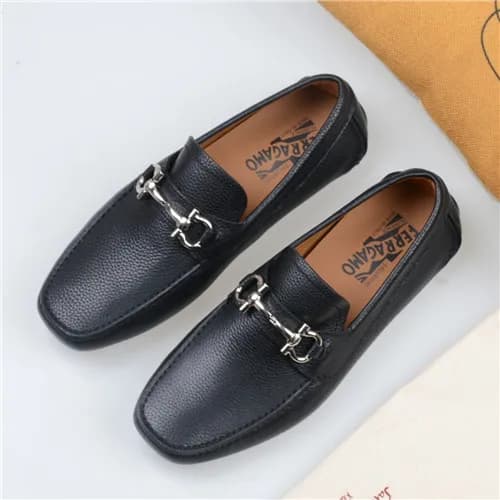 Salvatore Ferragamo 2021 Men's Leather Loafer,… - 1