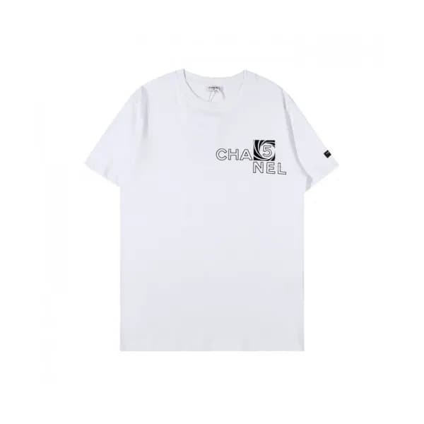 Chanel Mm/Wm 'CC' Logo Cotton Short Sleev… - 1