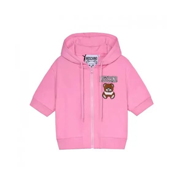 Moschino Womens Logo Cotton Short Sleeved Tshirts … - 1