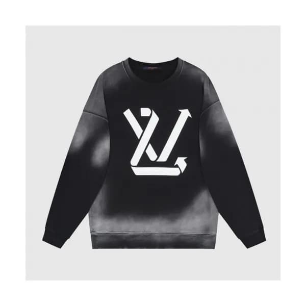 Louis vuitton Mens Casual Cotton Tshirts Black - … - 1