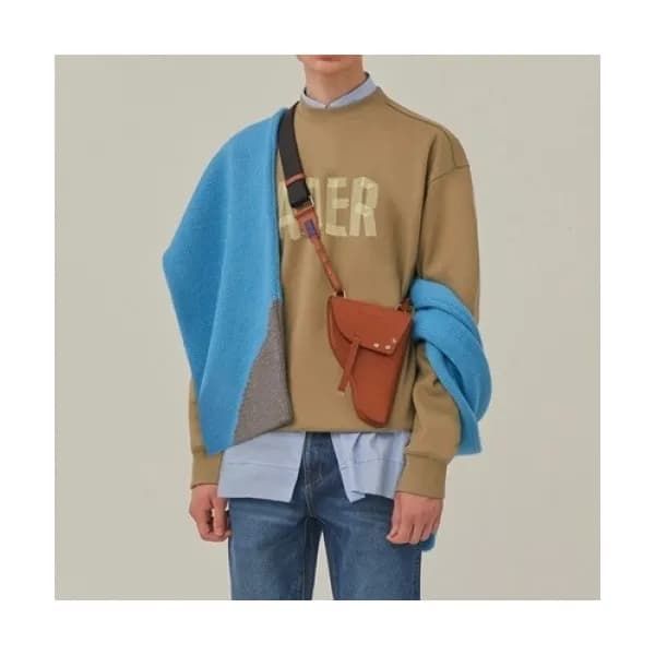 ADER Mens Minimal Cotton Tshirts Camel - ADER 202… - 1