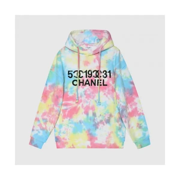 Chanel Mm/Wm Logo Cotton HoodT Blue - 샤넬 2021 남자 … - 1