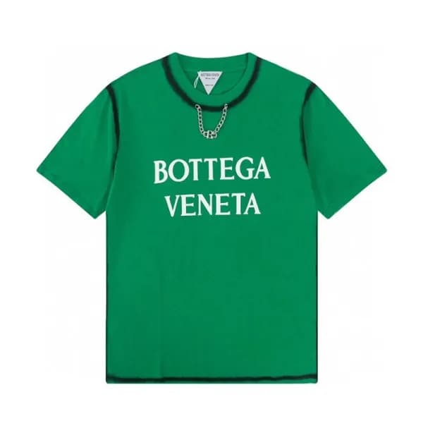 보테가 남성 크루넥 그린 반팔티 - Mens Green Tshirts - bot0234x - 1