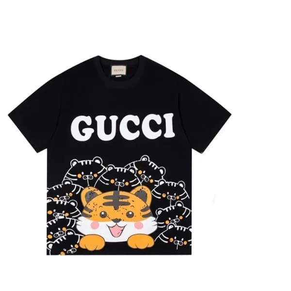 구찌 남성 크루넥 아이보리 반팔티 - Mens Iwory Tshirts - guc04724… - 1