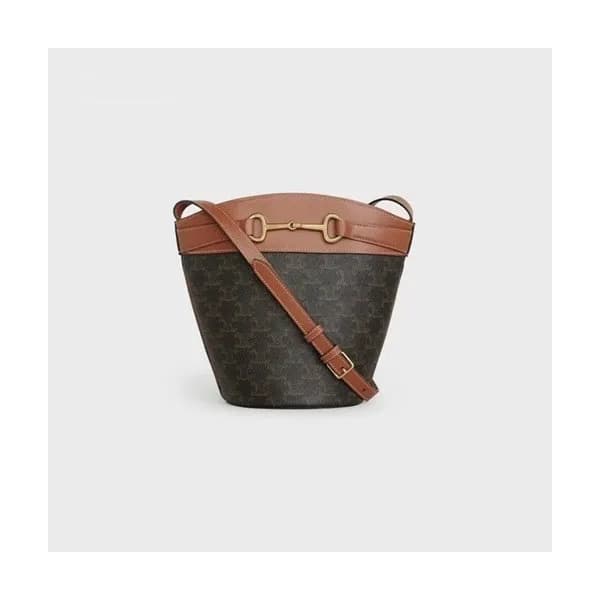 셀린느 여성 Crecy 트리엄펫 브라운 크로스백 - Womens Brown Cross Ba… - 1